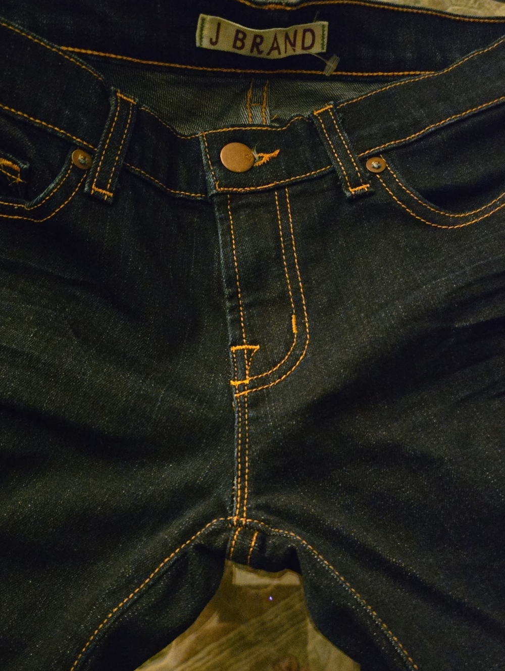 J Brand Jeans Women's Dark Blue Denim Cigarette Leg 914INK